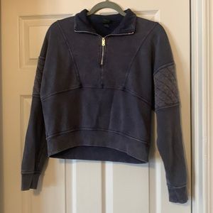 Wild fable quarter zip quilted pull over